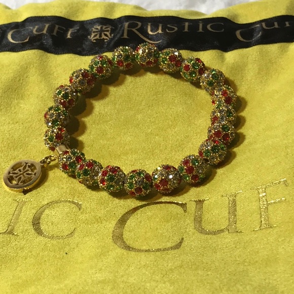RUSTIC CUFF HOLLY BERRY KENNEDY BRACELET EUC - Picture 4 of 7